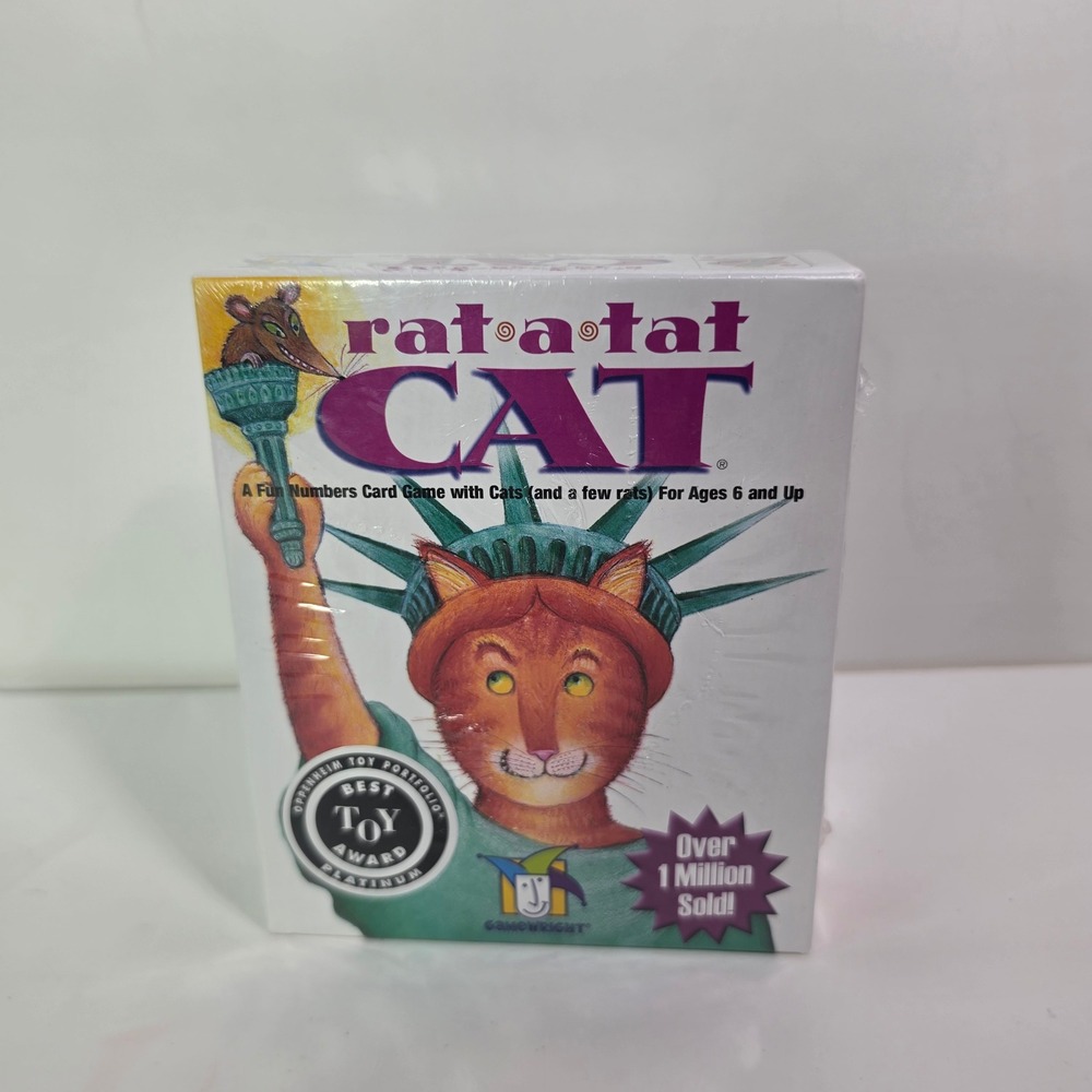 Gamewright Rat-A-Tat Cat Card Game New Sealed Mensa Select Award Winner Ages 6+